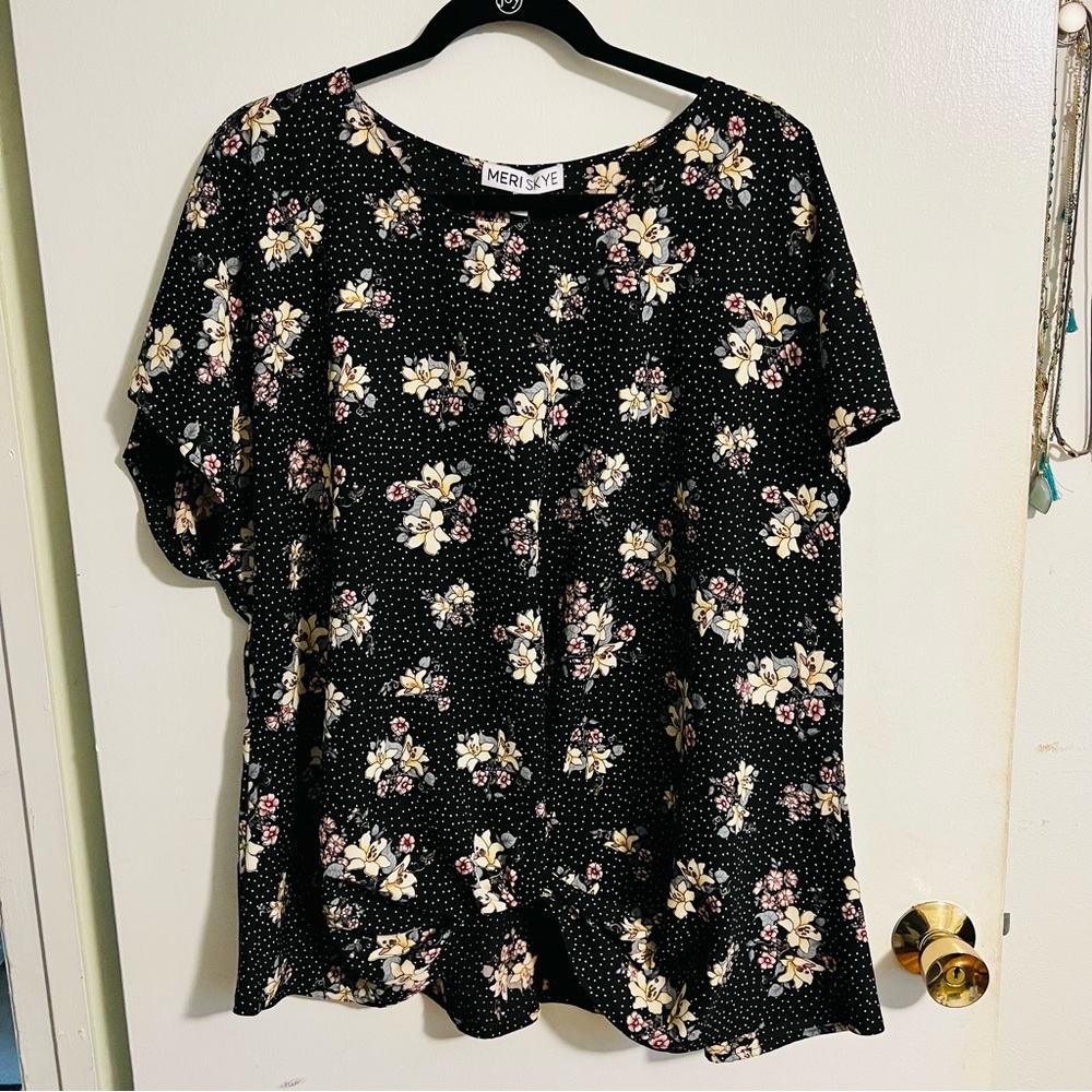 Meri Skye Twist Front Top